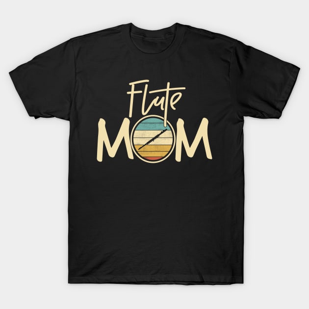 Marching Band - Funny Retro Flute Mom Gift T-Shirt by DnB